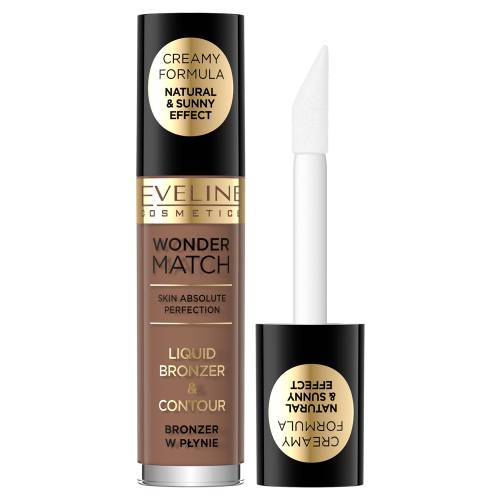 Bronzer lichid pentru ten Wonder Match 02, 5ml, Eveline Cosmetics