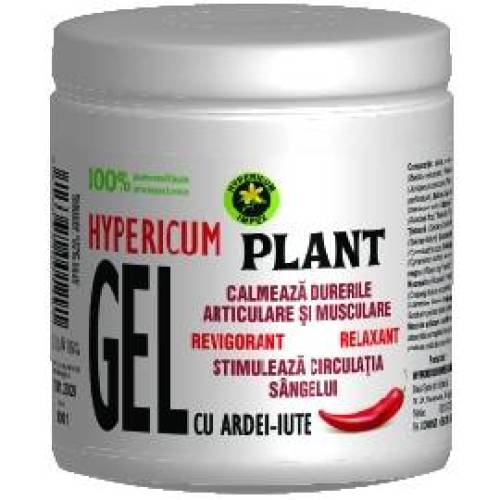 Gel Cu Ardei Iute, 500ml - HYPERICUM