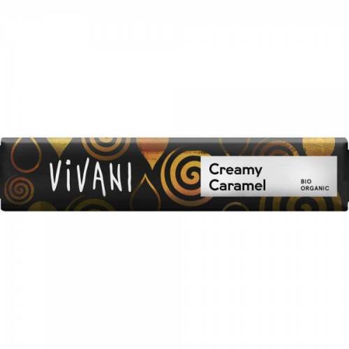 Baton de ciocolata cu caramel cremos, eco-bio, 40g - Vivani