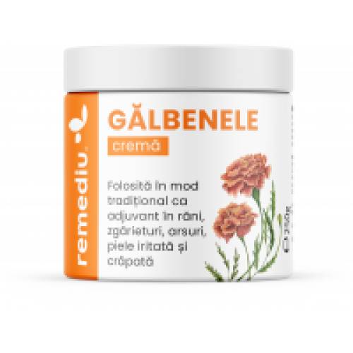 Crema cu extract de galbenele 250gr REMEDIU