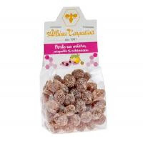 Perle cu miere,propolis si echinacea 100gr ALBINA CARPATINA
