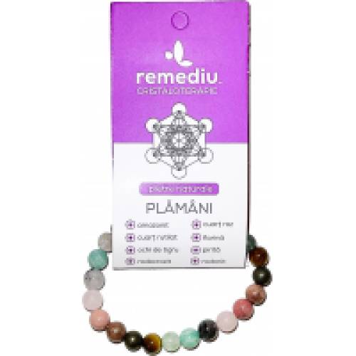 Plamani bratara din cristale 1buc REMEDIU