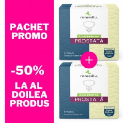 Pachet 2 ceaiuri pentru prostata -50% la al doilea produs 100gr REMEDIU