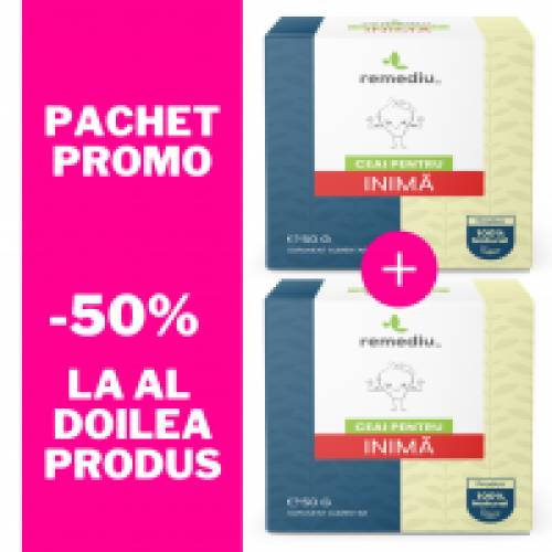 Pachet 2 ceaiuri pentru tensiune -50% la al doilea produs 100gr REMEDIU