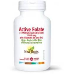 Acid Folic Activ (5-MTHF) 60cps NEW ROOTS