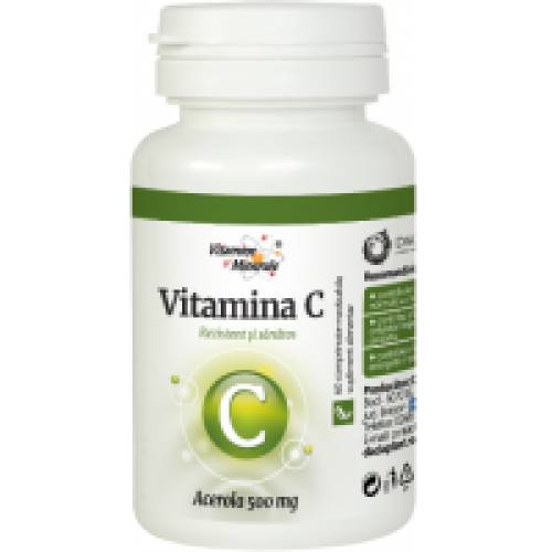 Vitamina c cu acerola 60cpr DACIA PLANT