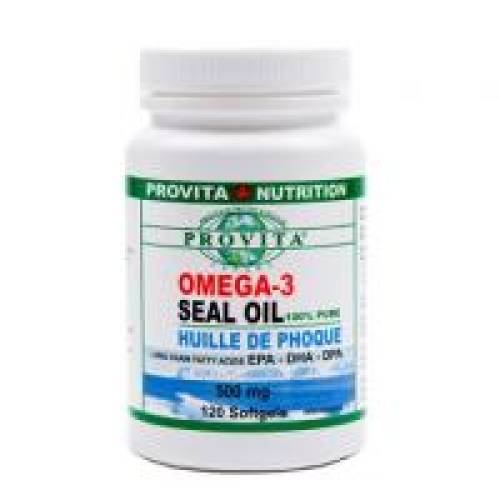 Omega 3 ulei de foca 500mg 120cps PROVITA