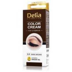 Vopsea sprancene ulei argan 3.0 maro inchis  15ml DELIA COSMETICS