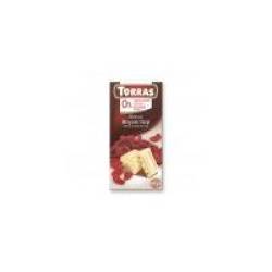 Ciocolata alba cu fructe goji  75gr TORRAS