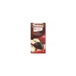 Ciocolata neagra cu mere  75gr TORRAS