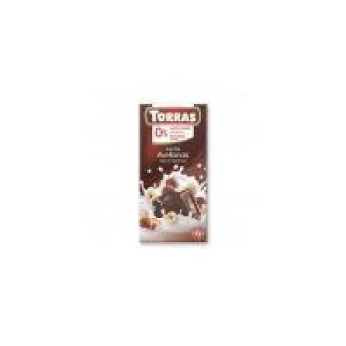 Ciocolata lapte si alune  75gr TORRAS