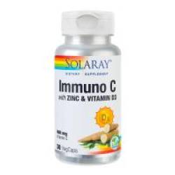 Immuno c plus zinc si vitamina d3  30cps SOLARAY