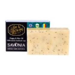 Sapun mac si ulei de orez  90gr SAVONIA