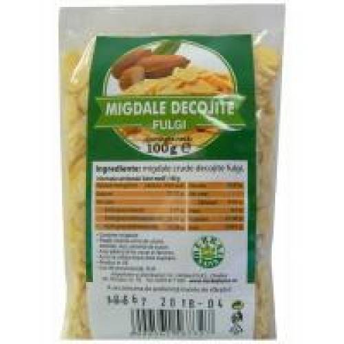 Fulgi migdale crude decojite 100gr HERBALSANA