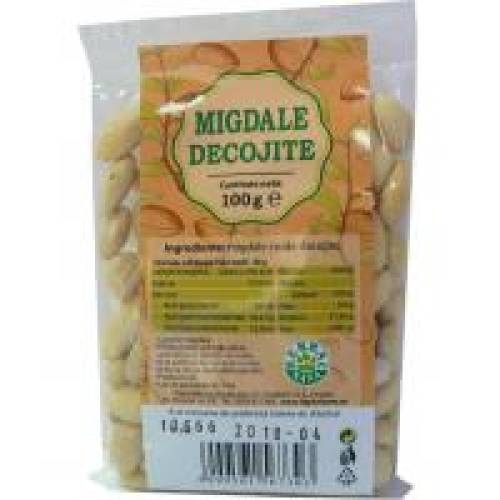 Migdale crude decojite 100gr HERBALSANA