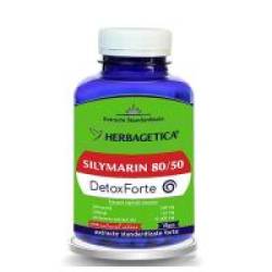 Silymarin 80/50 detox forte  120cps HERBAGETICA
