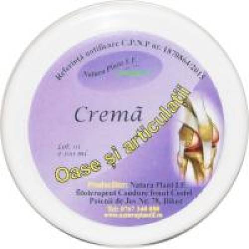 Crema pentru masaj revigoranta fosta Crema oase si articulatii cu 8 plante 120ml NATURA PLANT POIENI