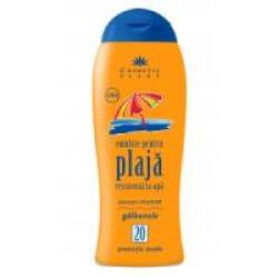 Emulsie pentru plaja rezistenta la apa spf 20 cu galbenele 200ml COSMETIC PLANT