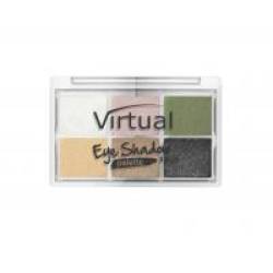 Paleta 6 farduri de pleoape i love it 023 elegance 8.5gr VIRTUAL EYE SHADOW