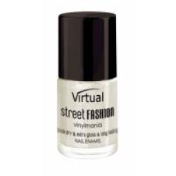 Lac de unghii virtual street fashion pearl white 34 10ml VIRTUAL STREET FASHION