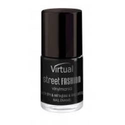 Lac de unghii virtual street fashion black 01 10ml VIRTUAL STREET FASHION