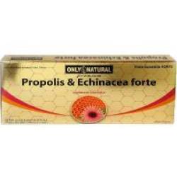 Fiole cu propolis si echinacea forte 10 ml 10buc ONLY NATURAL