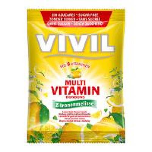 Bomboane multivitamine cu lamaie, fara zahar 60gr VIVIL