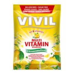 Bomboane multivitamine cu lamaie, fara zahar 60gr VIVIL