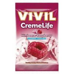 Bomboane creme life cu zmeura, fara zahar 90gr VIVIL