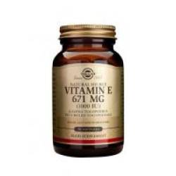 Vitamina e 671 mg (1000 iu) 50cps SOLGAR