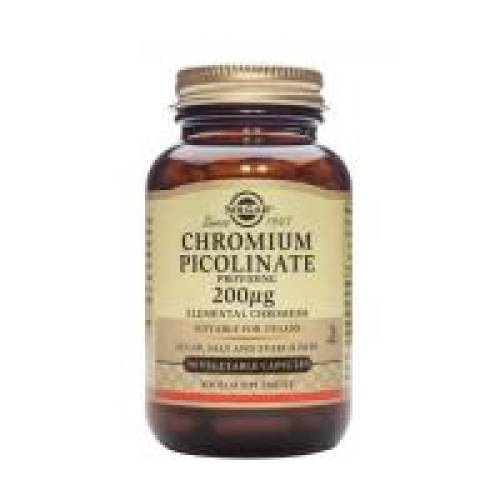 Chromium picolinate 200 mcg 90tbl SOLGAR