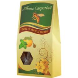Perle cu miere si menta 100gr ALBINA CARPATINA