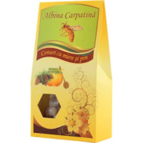 Conuri cu miere si pin 100gr ALBINA CARPATINA