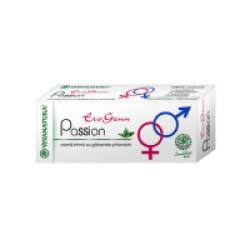 Erogenn passion, crema intima cu galbenele si trandafir 20ml VIVA NATURA