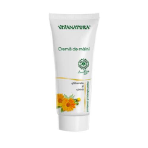 Crema de maini cu galbenele si catina 75ml VIVA NATURA