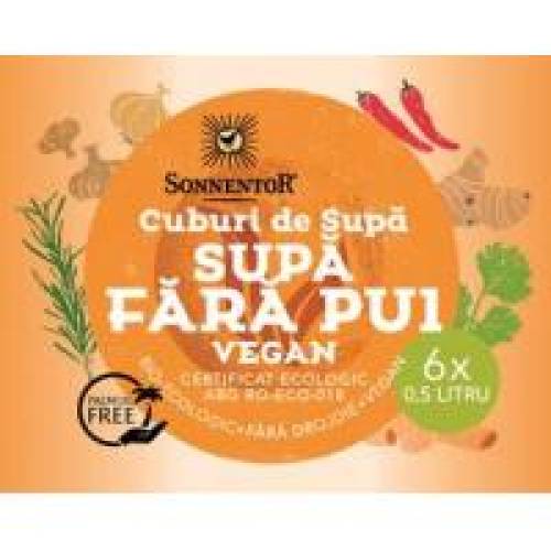 Cuburi de supa fara pui vegan 60gr SONNENTOR