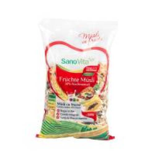 Musli cu fructe 500gr SANO VITA