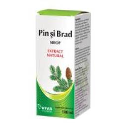Sirop cu extract natural din pin si brad 100ml VIVA PHARMA