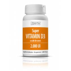 Vitamina d3 cu ulei de cocos 60cps ZENYTH