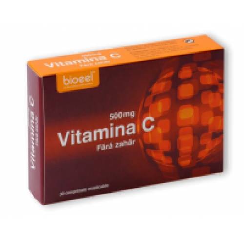 Vitamina c 500 mg, fara zahar 30cpr BIOEEL