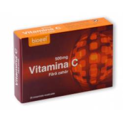 Vitamina c 500 mg, fara zahar 30cpr BIOEEL