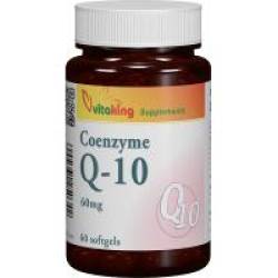 Coenzima q10 naturala 60mg 60cps VITAKING