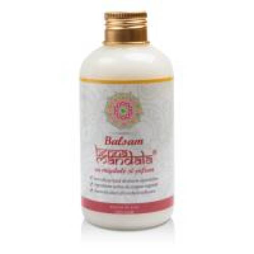 Balsam de par cu migdale si sofran 200ml HENNA MANDALA