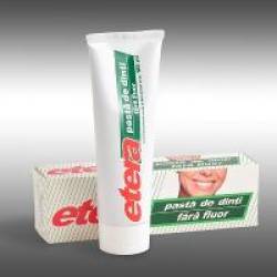 Pasta de dinti fara fluor etera 125ml PLANT ACTIV