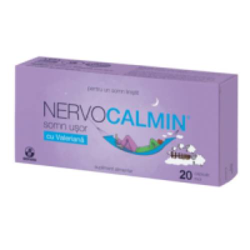 Nervocalmin somn usor cu valeriana 20cps BIOFARM