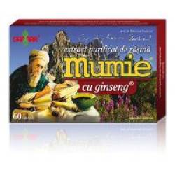 Extract de rasina mumie cu ginseng-tablete 60tbl DAMAR