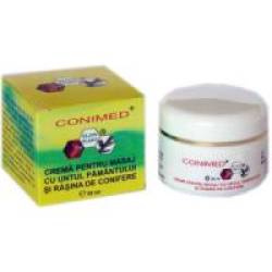 Crema pentru masaj cu untul pamantului si rasina de conifere 50ml CONIMED