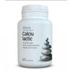 Calciu lactic 60cpr ALEVIA