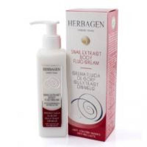 Crema fluida de corp cu extract din melc 200gr HERBAGEN