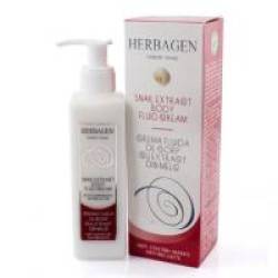 Crema fluida de corp cu extract din melc 200gr HERBAGEN